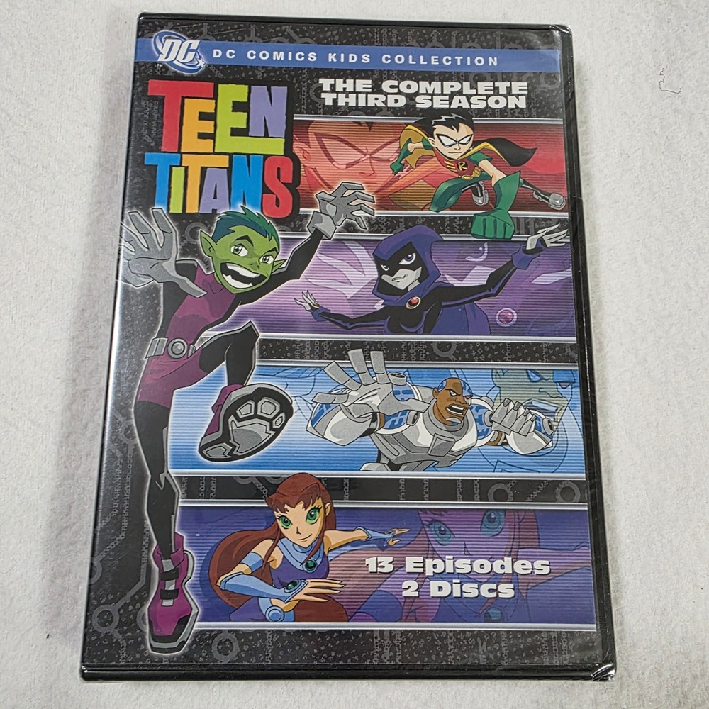 Teen Titans The Complete Third Season DVD 2-Disc Set DC Comics Kids Collection